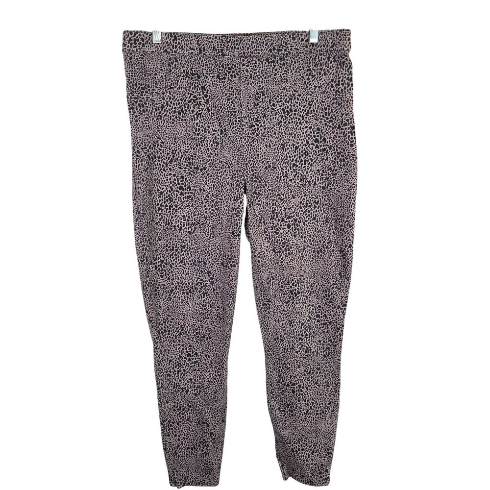 Womens Leopard Print Spanx Ankle Leggings Stretchy Comfortable Work Pants XL